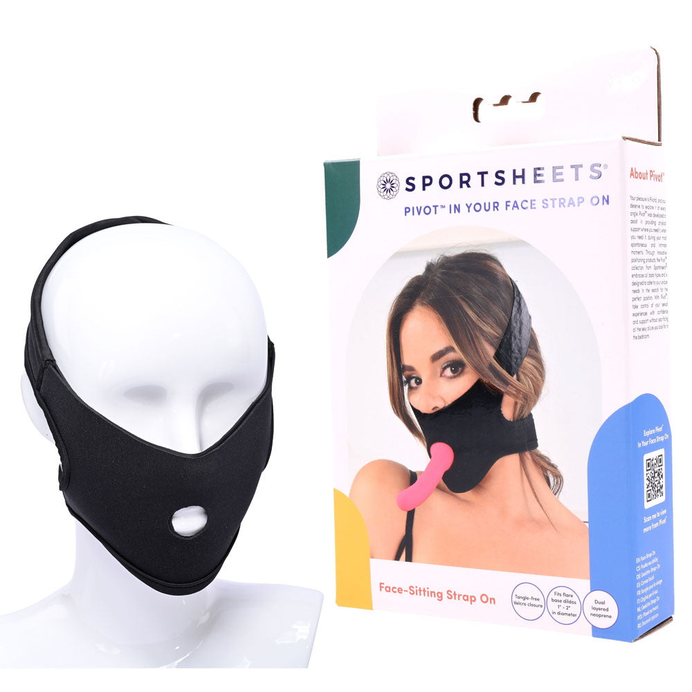 Pivot In Your Face (Black) – Face-Sitter Strap-On Harness