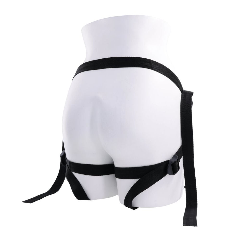 Sportsheets Velvet Noir Strap On Adjustable Strap-On Harness No Probe Included