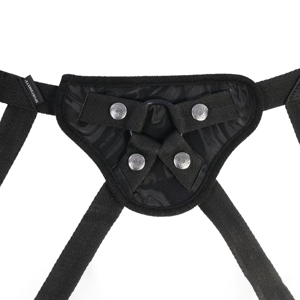Sportsheets Velvet Noir Strap On Adjustable Strap-On Harness No Probe Included