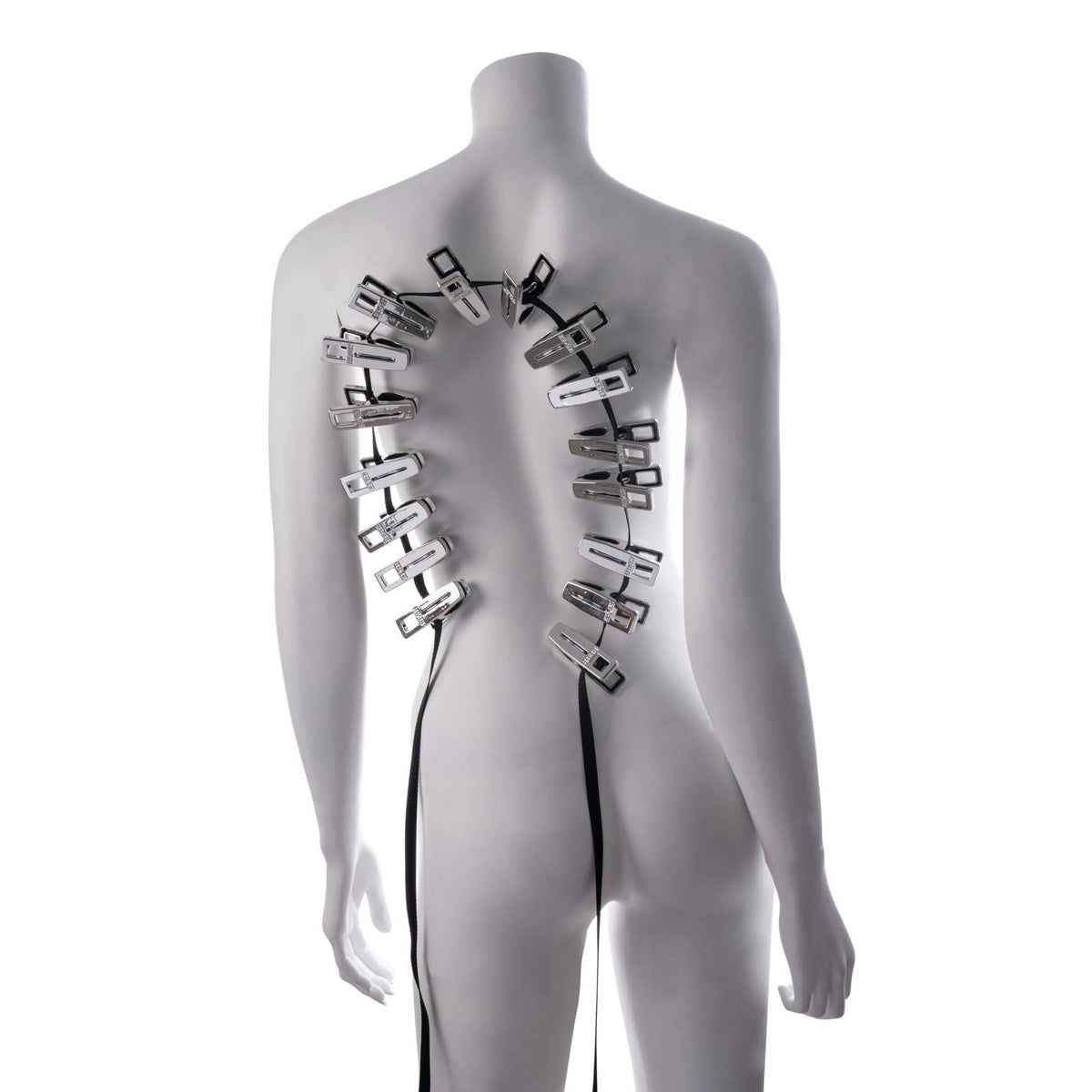 Edge Body Zipper Clothes Pins – Set of 16 Sensation Clamps with Cord
