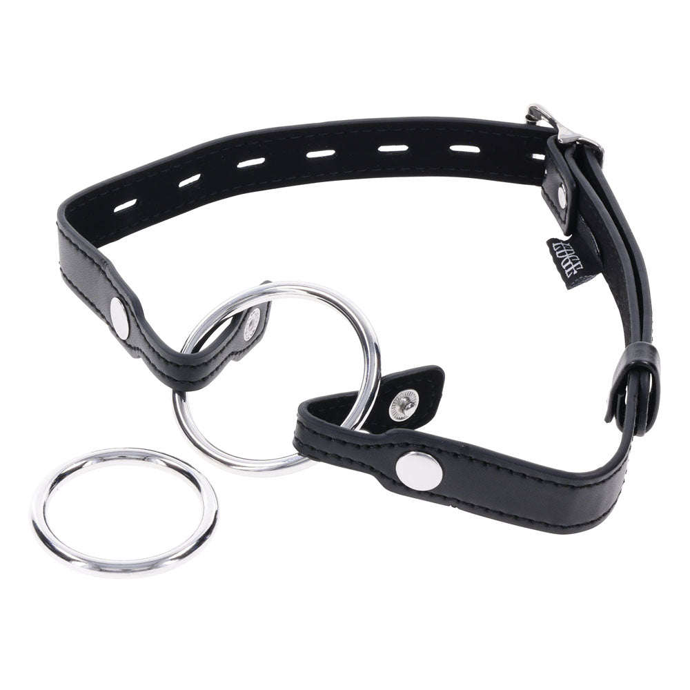EDGE Interchangeable Ring Gag 3.5cm & 5.1cm Mouth Gag Restraint