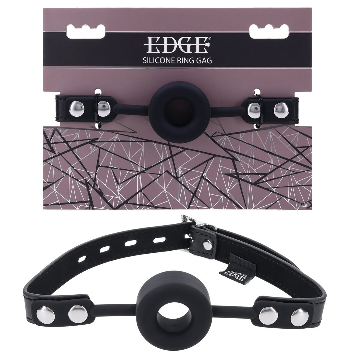 Edge Silicone Ring Gag – Mouth Restraint Bondage Accessory