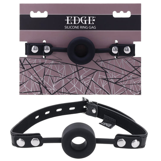 Edge Silicone Ring Gag – Mouth Restraint Bondage Accessory