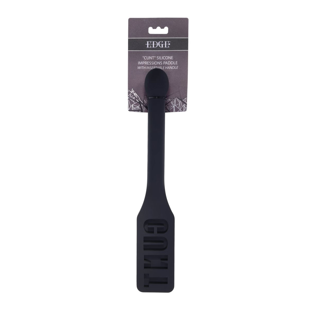 Edge Cunt Silicone Paddle – Flexible Silicone Paddle with Insertable Handle