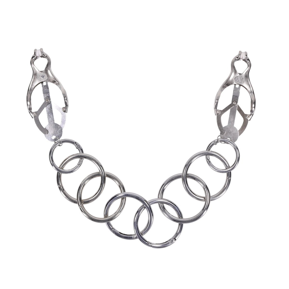 Edge Tuggable Clover Clamps – Metal Nipple Restraints