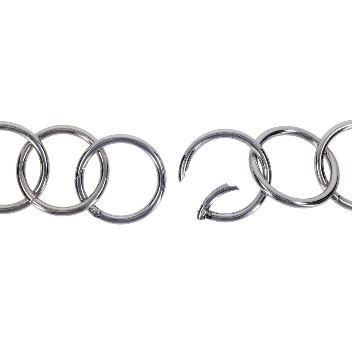Edge Tuggable Clover Clamps – Metal Nipple Restraints