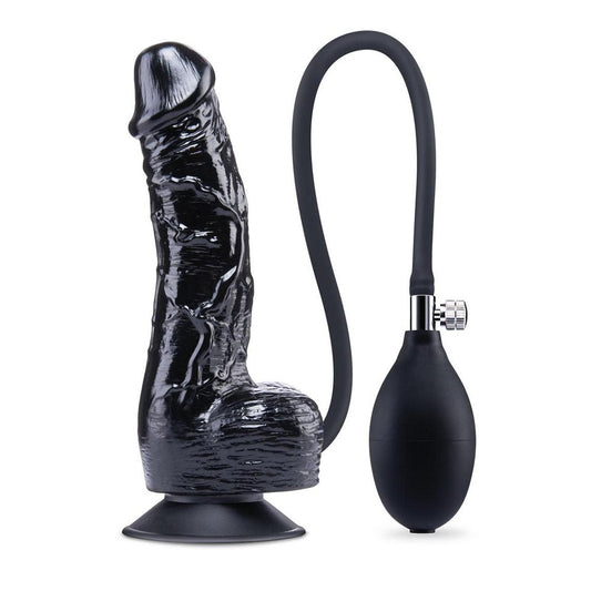 Size Up 6 Inch Inflatable Dildo with Balls – 7 Inch Inflatable Dildo