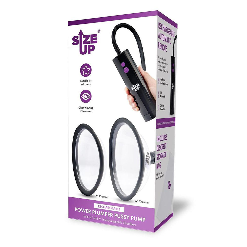 Size Up Rechargeable Power Plumper (10 cm and 12.7 cm) – USB Rechargeable Vagina Pump