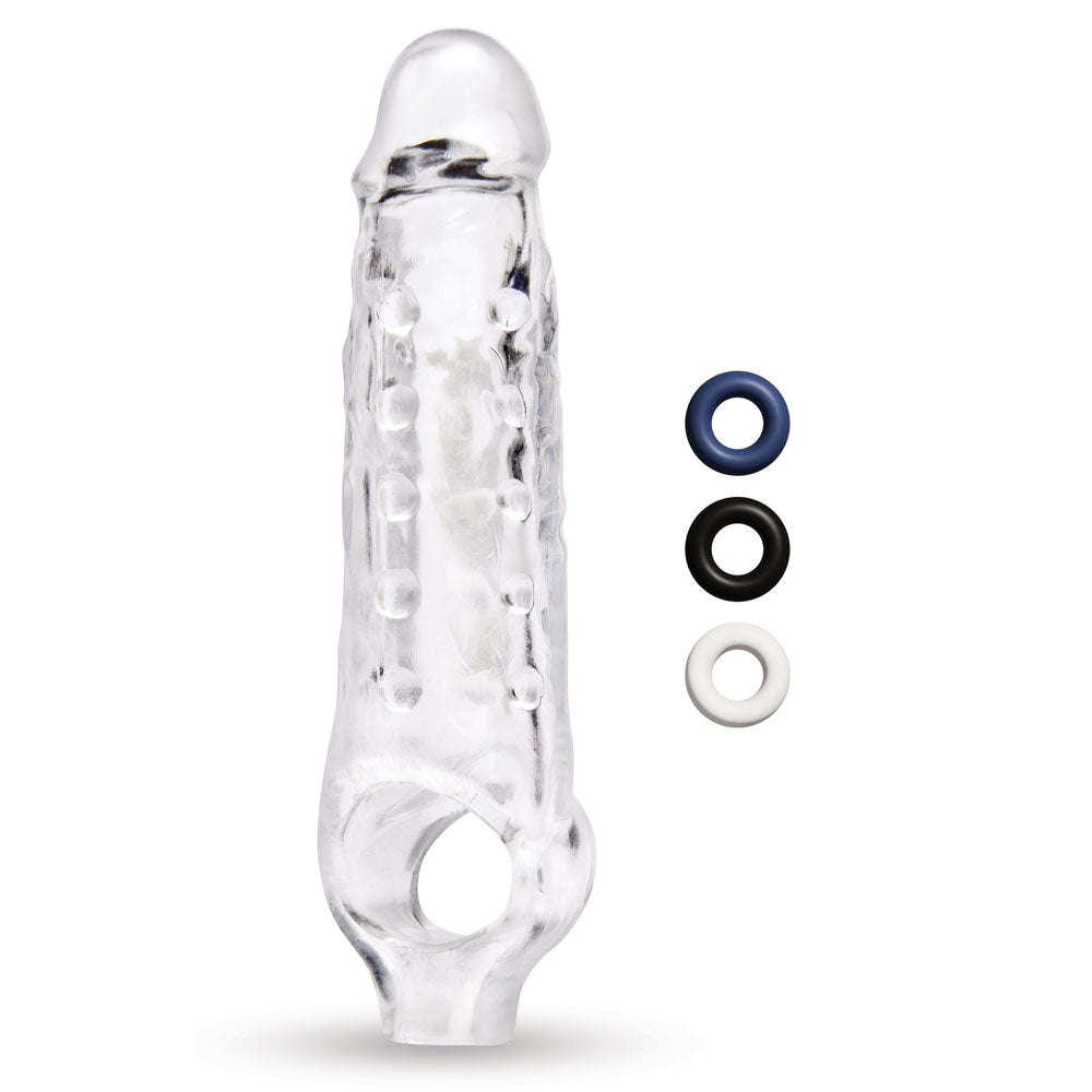 Size Up 1 Inch See Thru Stretch Penis Extender