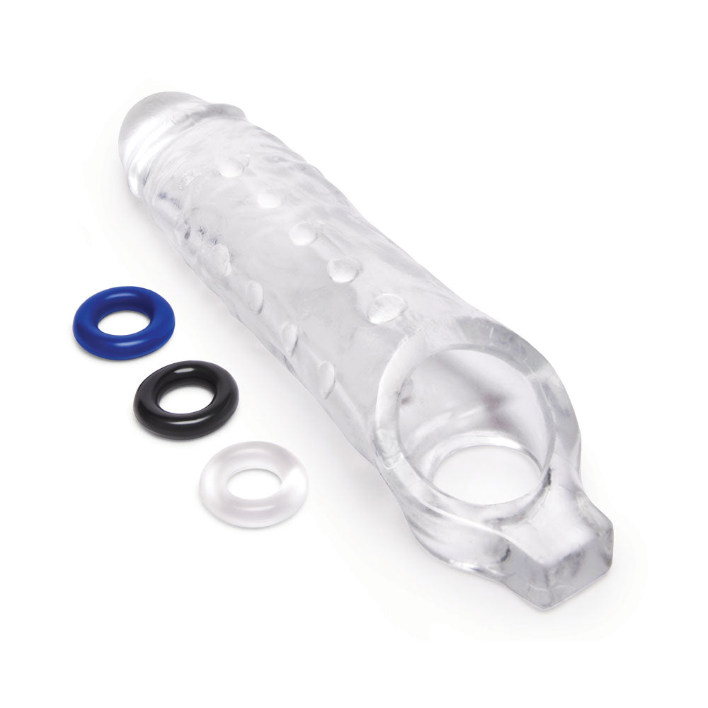 Size Up 1 Inch See Thru Stretch Penis Extender