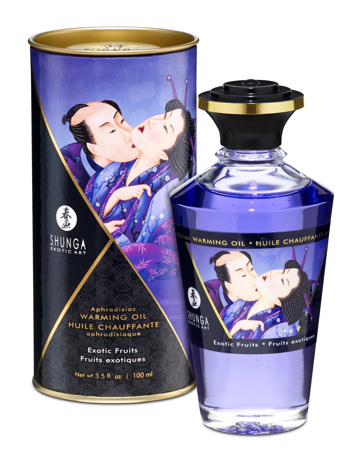 Aphrodisiac Warming Oil (Exotic Fruits) – Vegan Sensation Enhancer Oil 100 ml