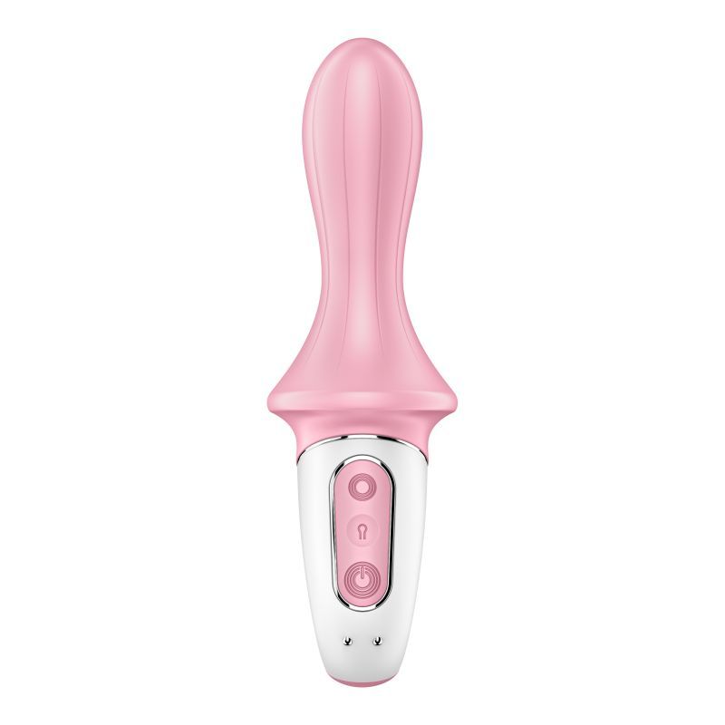 Satisfyer Air Pump Booty 5+ Red Inflatable Anal Vibrator