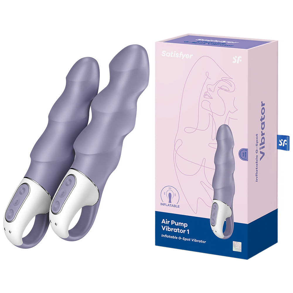 Satisfyer Air Pump Vibrator 1 Lilac Inflatable