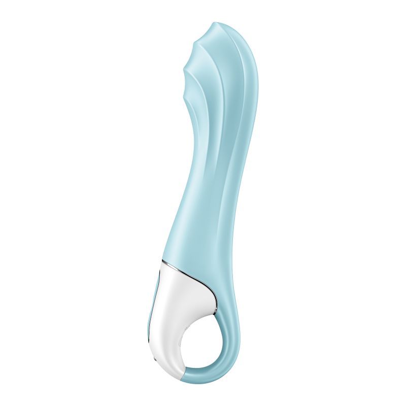 Satisfyer Air Pump Vibrator 5+ Blue 15mm Inflatable Shaft