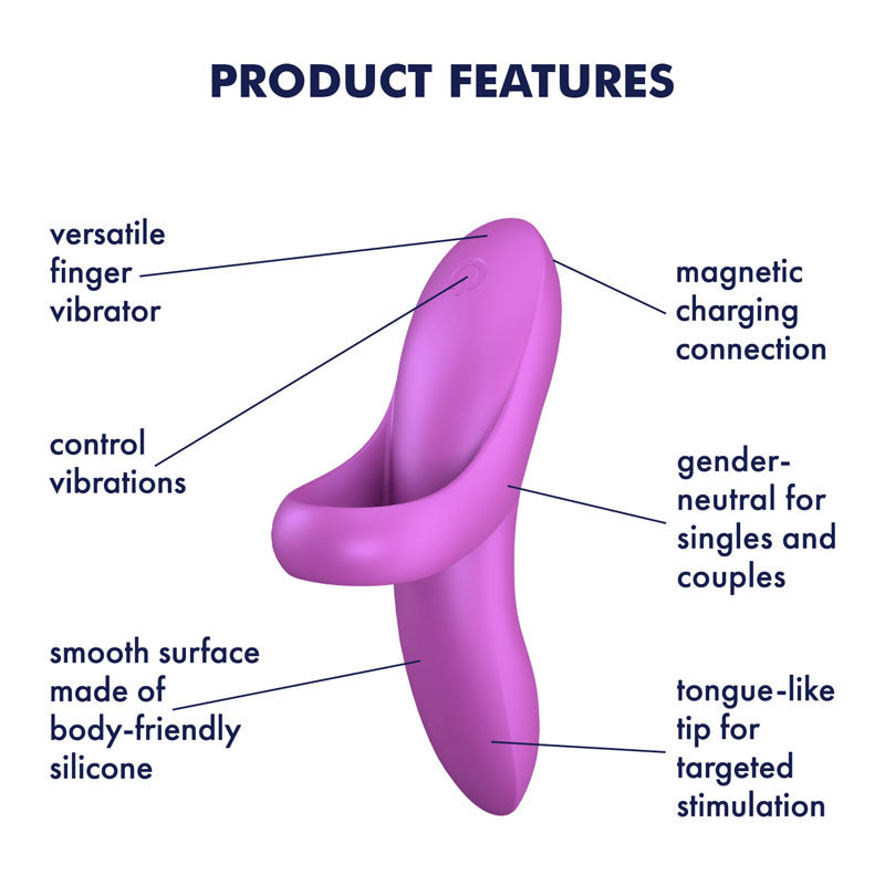 Satisfyer Bold Lover Dark Finger Stimulator