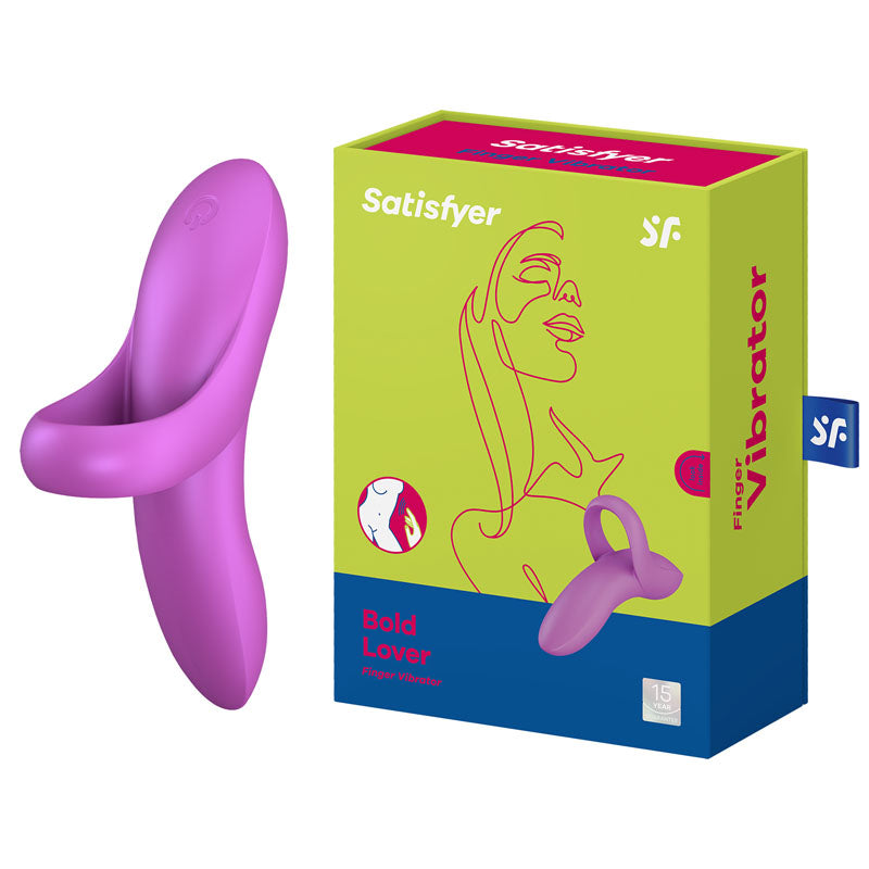 Satisfyer Bold Lover Dark Finger Stimulator