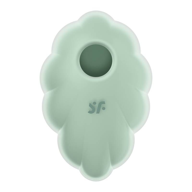 Satisfyer Cloud Dancer Mint Vibrator Compact Size