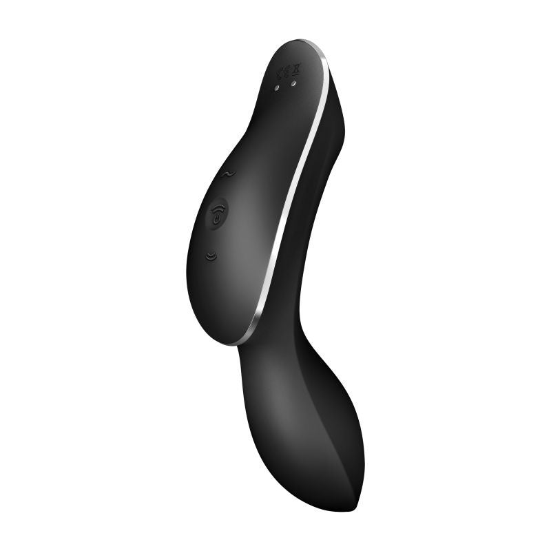 Satisfyer Curvy Trinity 2 Insertable Air Pulse Vibrator in Black
