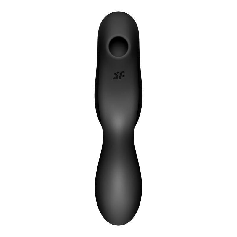 Satisfyer Curvy Trinity 2 Insertable Air Pulse Vibrator in Black