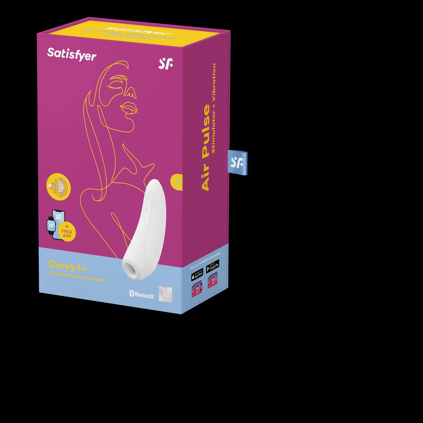 Satisfyer Curvy1+ White Clitoral Stimulator