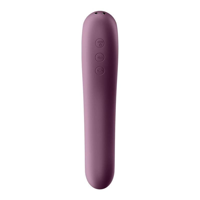 Satisfyer Dual Kiss (Wine Red) – Dual Stimulation Pleasure Device