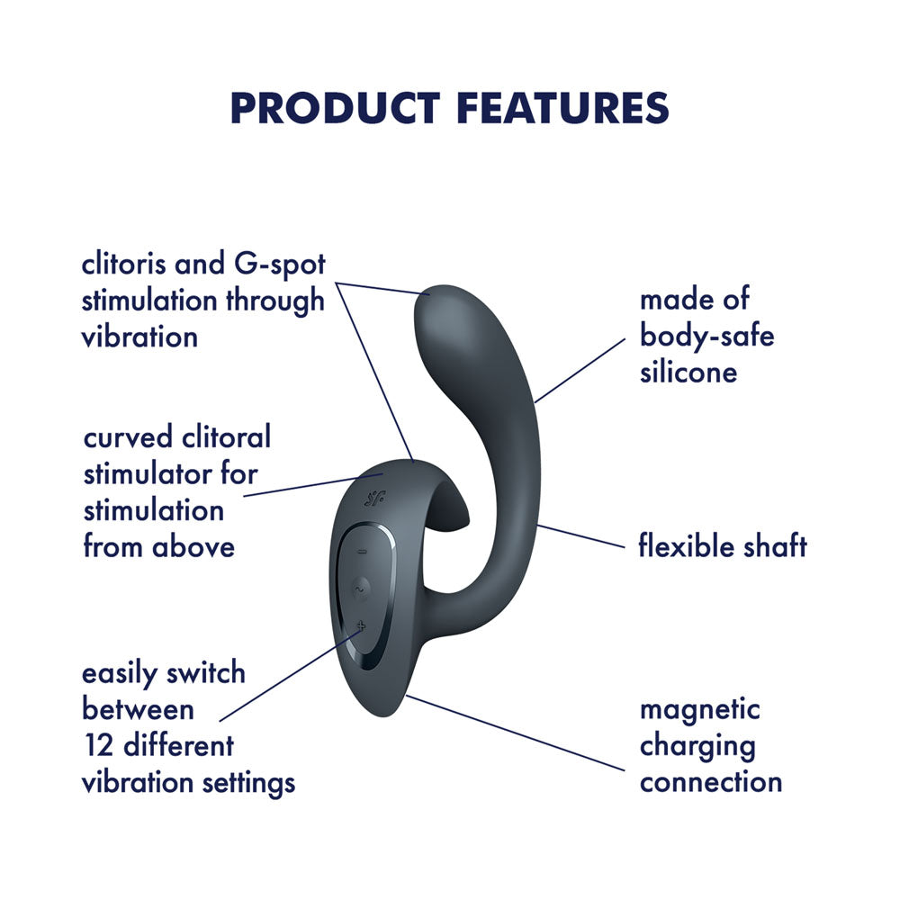 Satisfyer G For Goddess 1 - Dark Grey Rabbit Vibrator
