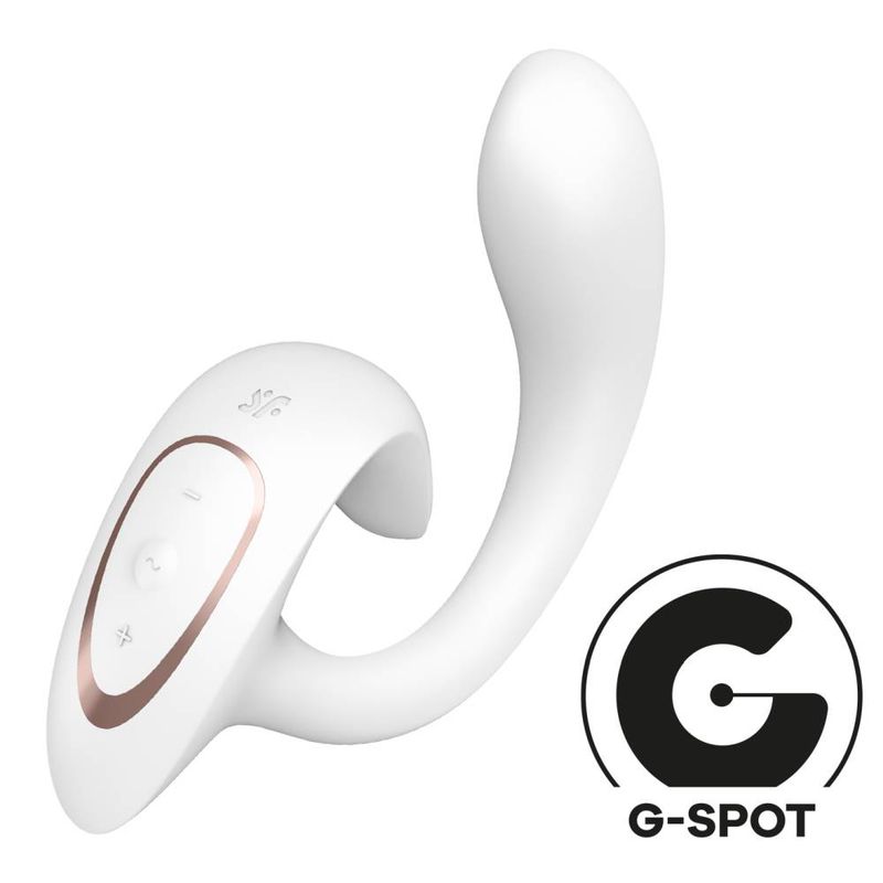 Satisfyer G for Goddess 1 Rabbit Vibrator White 185mm