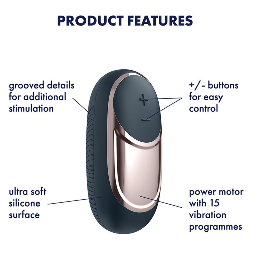 Satisfyer Layons Dark Desire Silicone Clitoral Massager