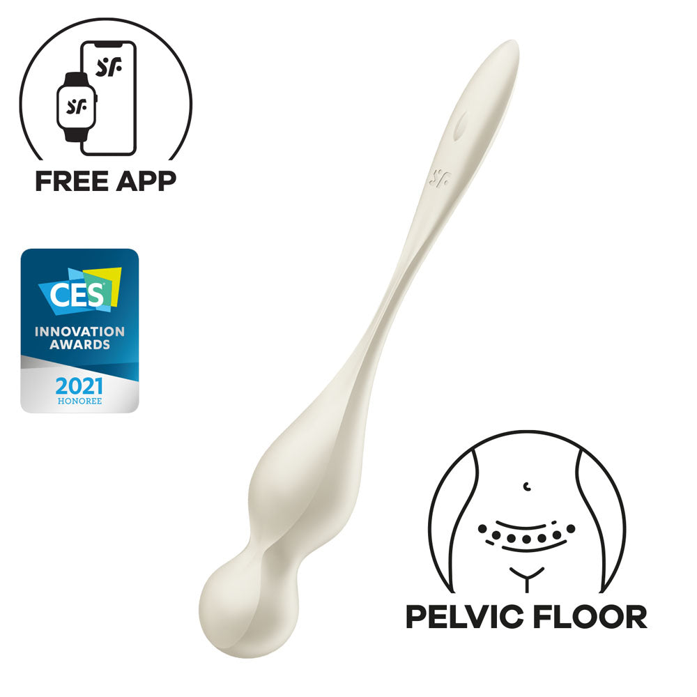 Satisfyer Love Birds 1 - White Kegel Trainer 73.8g