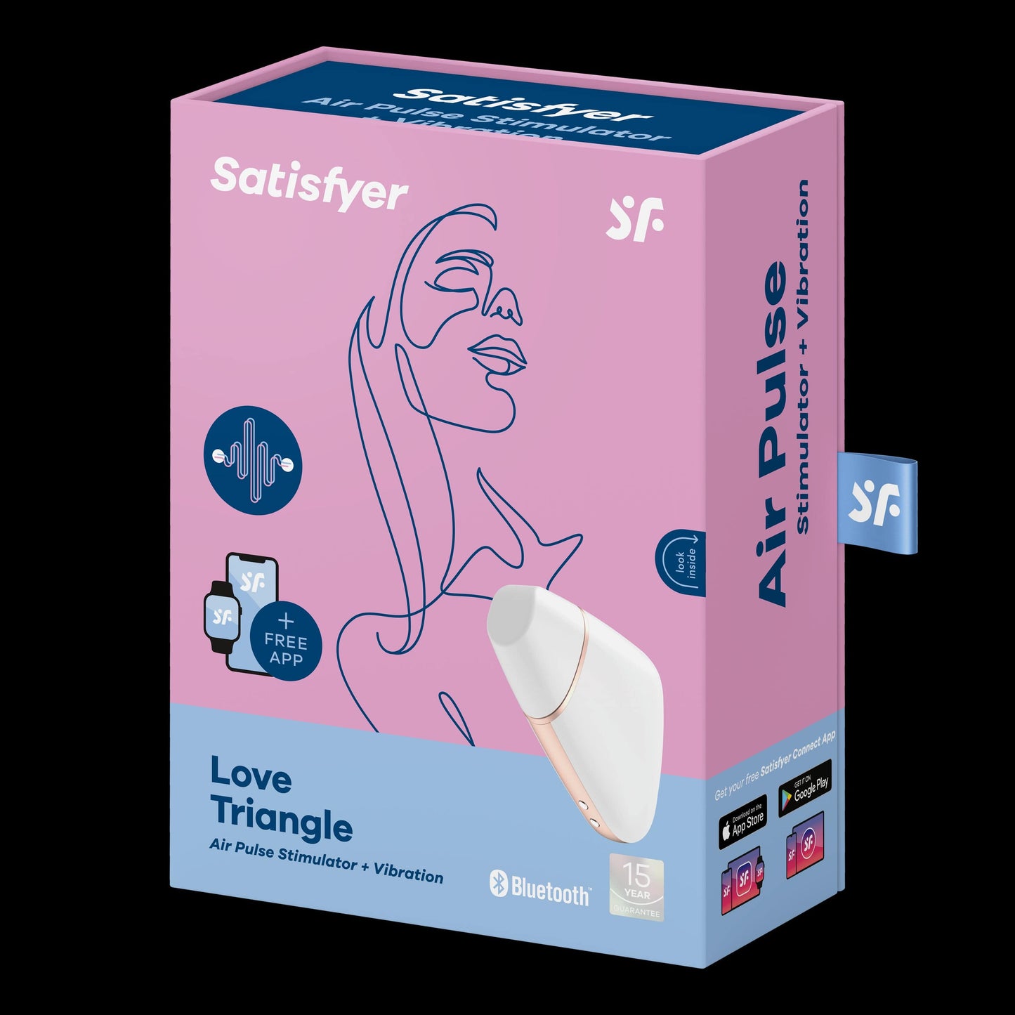 Satisfyer Love Triangle White - Compact Pleasure Device