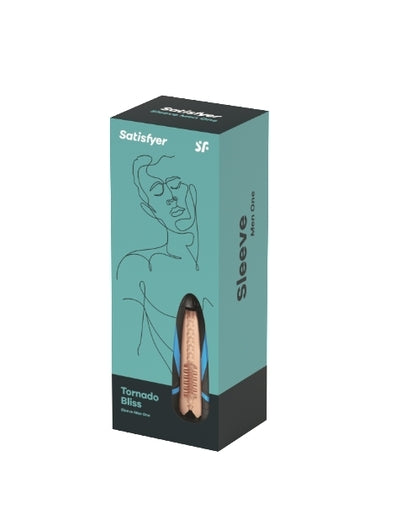 Satisfyer Men Sleeve Tornado Bliss Soft Cyberskin Masturbator