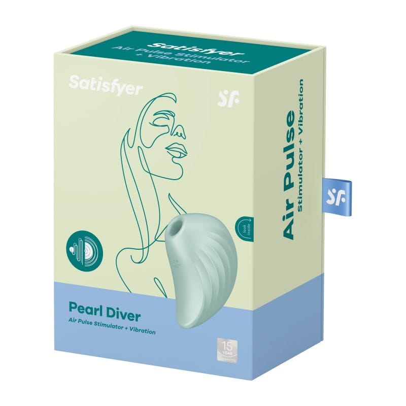 Satisfyer Pearl Diver (Mint) – Air Pulse Simulator Vibrator