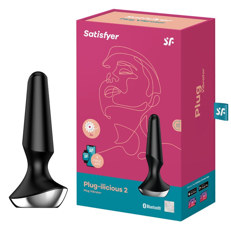 Satisfyer Plug-ilicious 2 Black Anal Vibrator