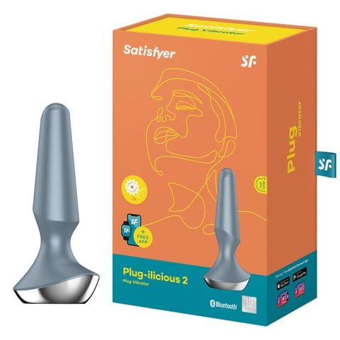 Satisfyer Plug-ilicious 2 Ice Blue - Vibrating Plug