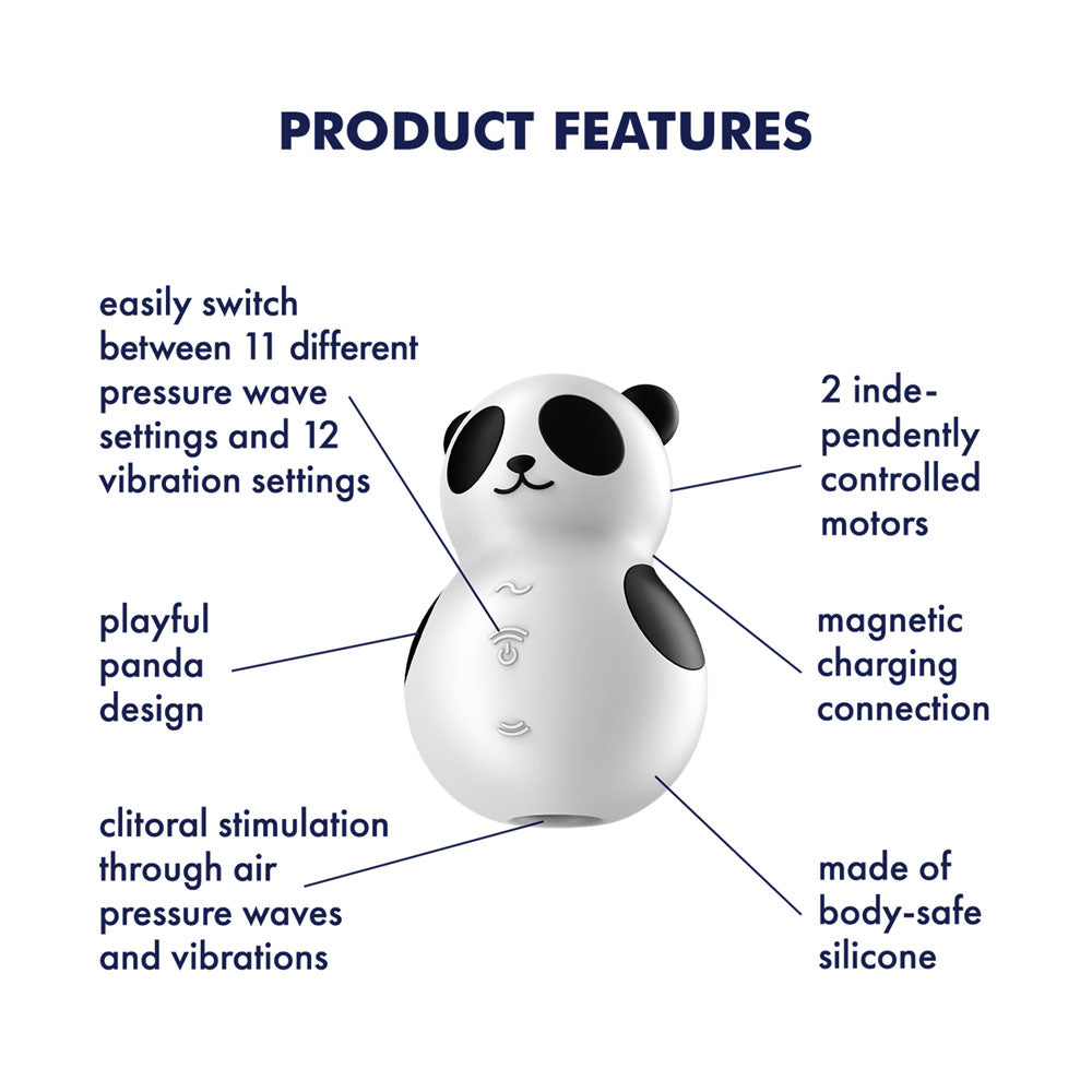 Satisfyer Pocket Panda Air Pulse Vibrator for Thrilling Pleasure