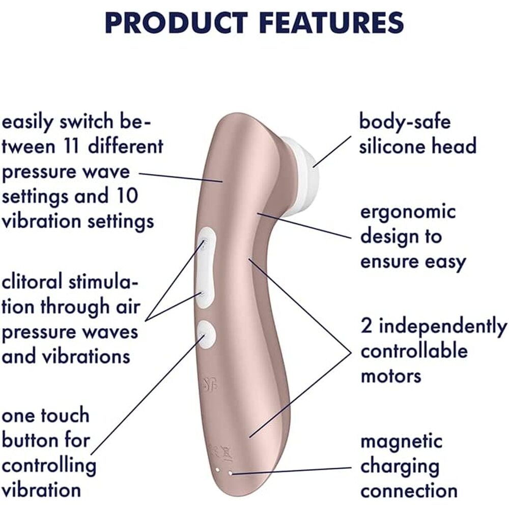 Satisfyer Pro 2 Plus Vibration Clitoral Stimulator Device