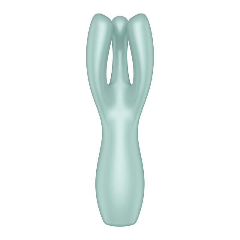 Satisfyer Threesome 3 Lay-On Vibrator (Mint) – Waterproof External Vibrator