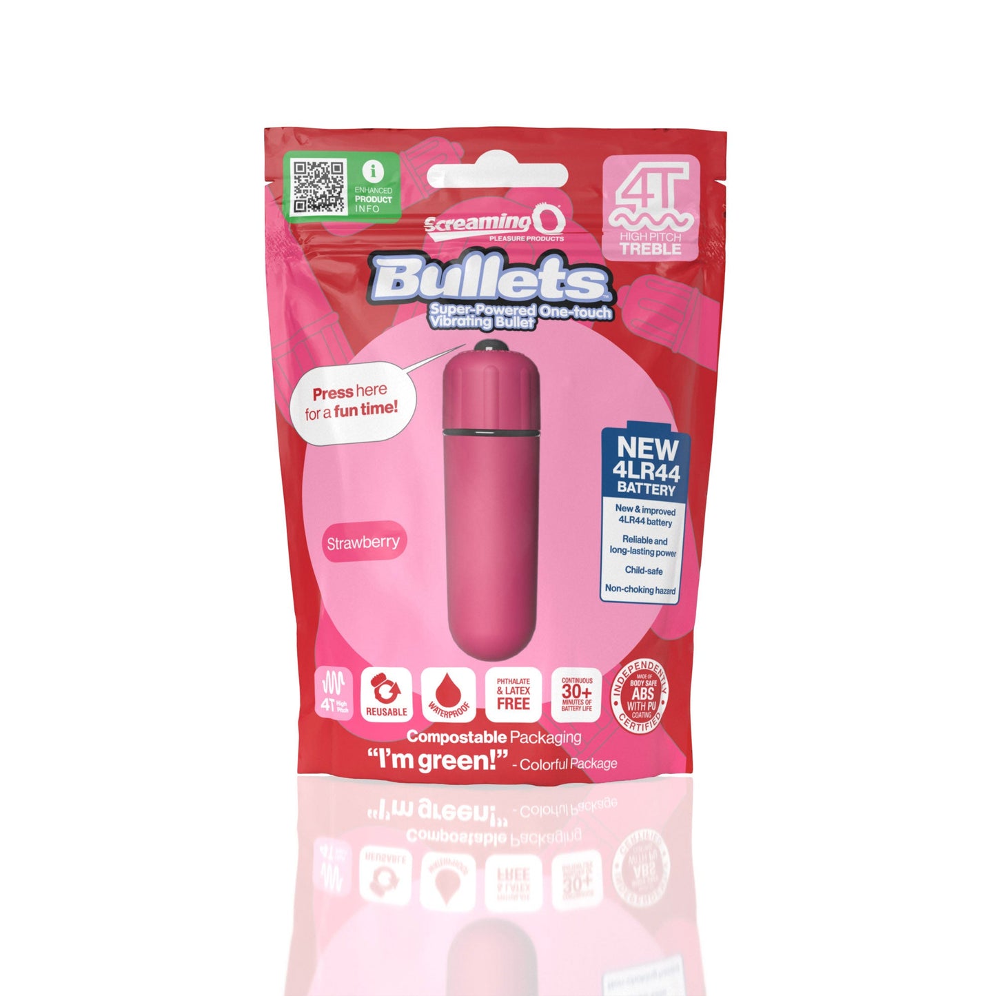 Bullets 4T High Pitch Treble (Strawberry)