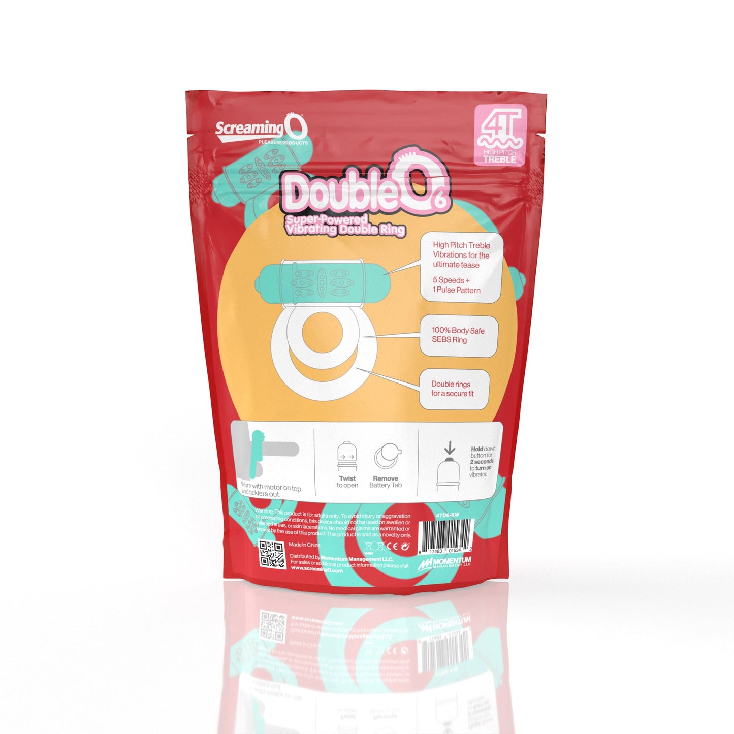 Double O 6 4T High Pitch Treble (Kiwi)