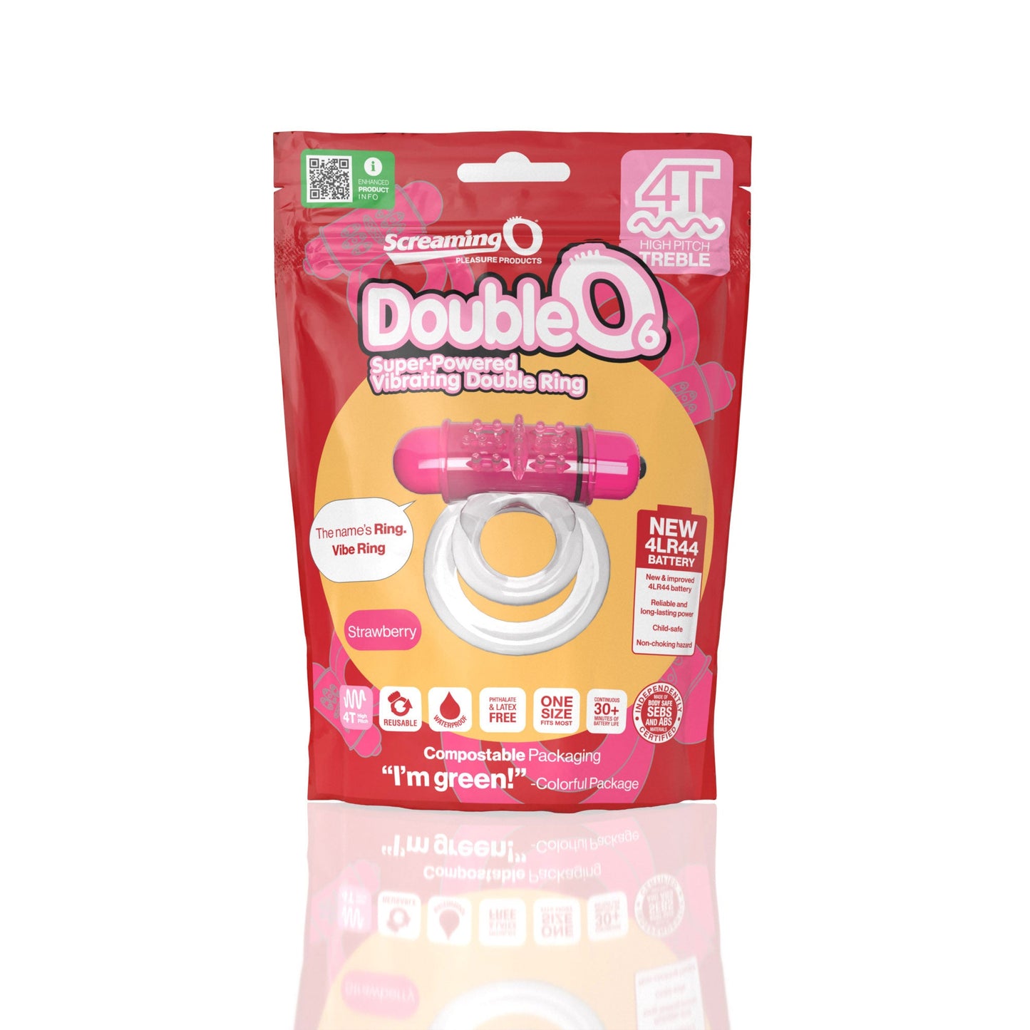 Double O 6 4T High Pitch Treble (Strawberry)