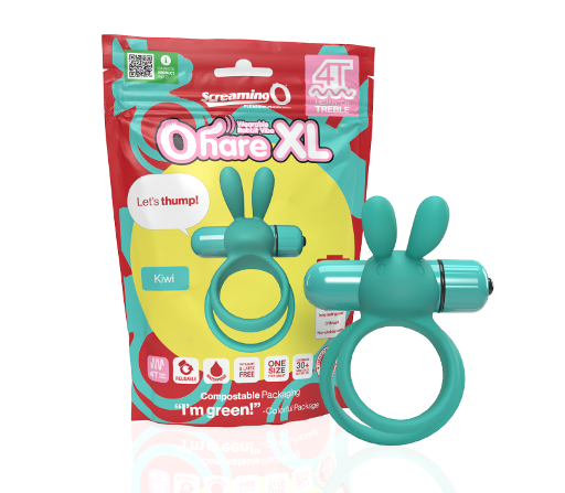 Screaming O 4T Ohare XL Kiwi – Targeted Stimulation with Ultra-Comfortable Silicone Ring