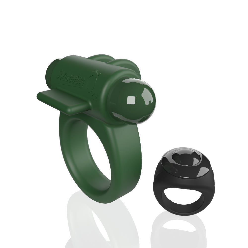 Remote Control Switch Vibe (Green) – Rechargeable Waterproof Double-Sided Vibrating Cock Ring