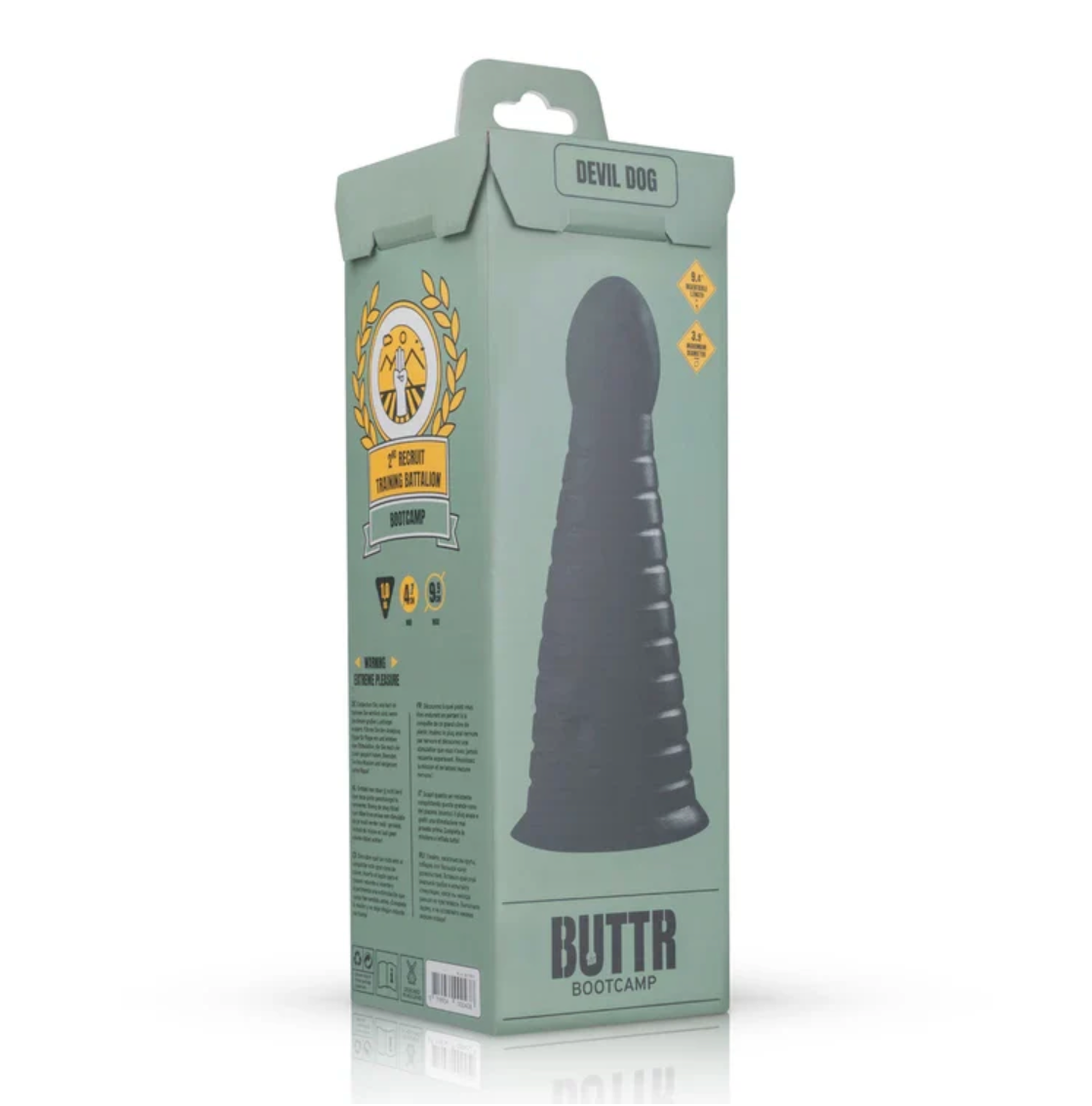 Buttr Devil Dog 9.3 Inch Insertable Butt Plug