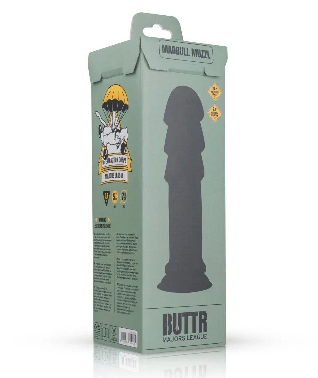 Buttr MadBull Muzzl XXL 11.4" Dildo