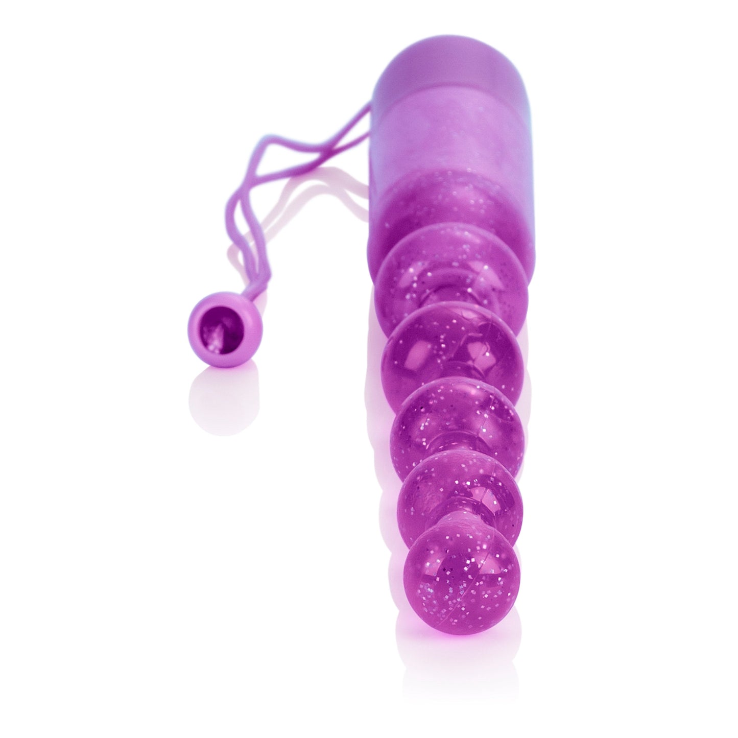 CalExotics Pink Vibrating Pleasure Beads with Beaded Shaft