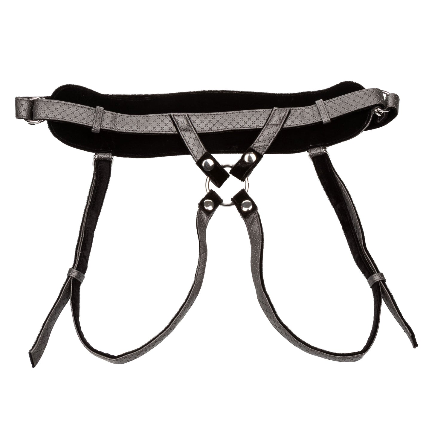Her Royal Harness Regal Princess Crotchless Harness Pewter