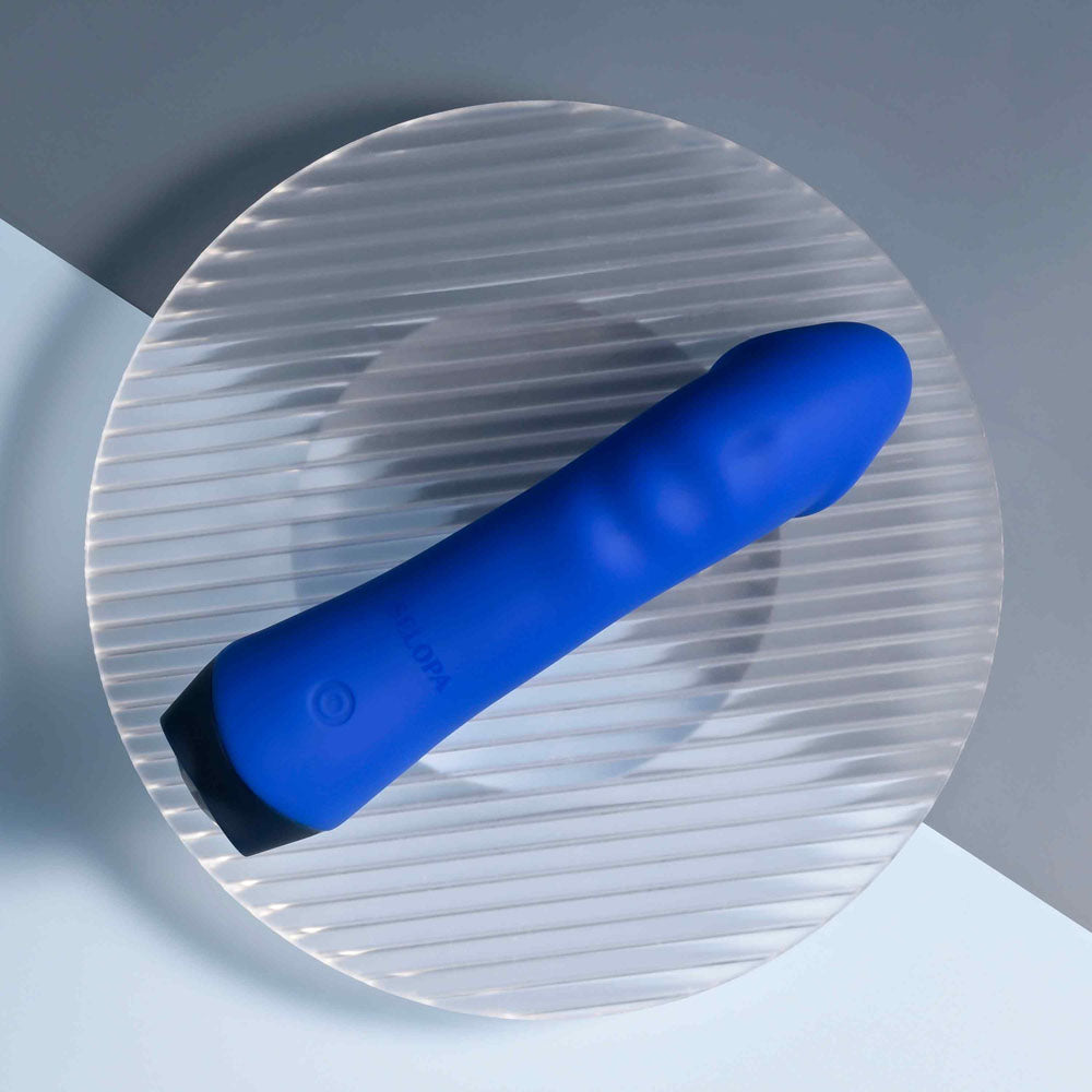 Selopa Banger - Vibrator 13.6cm Waterproof Blue