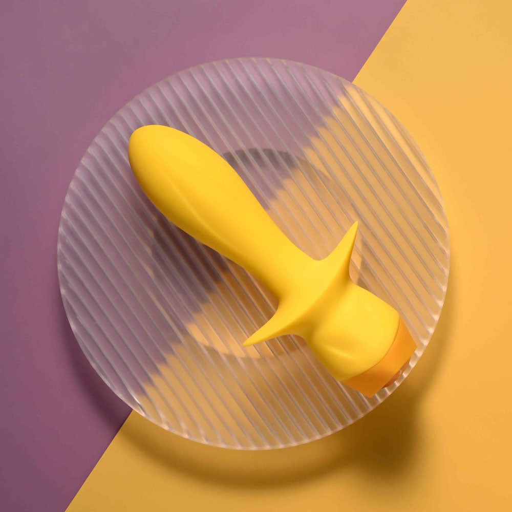 Selopa Mellow Vibrating Plug 13.5cm Waterproof Design Yellow