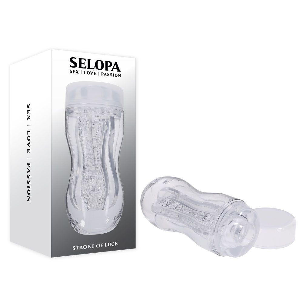 Selopa Stroke of Luck Stroker with Vibrating C-Ring