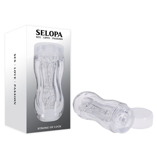Selopa Stroke of Luck Stroker with Vibrating C-Ring